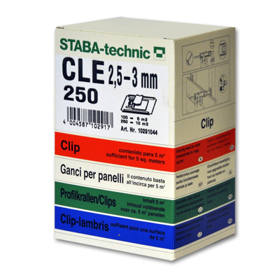 Cle 3mm carton 250 pcs